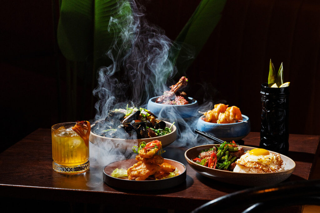 Food at Opium Restaurant Dublin